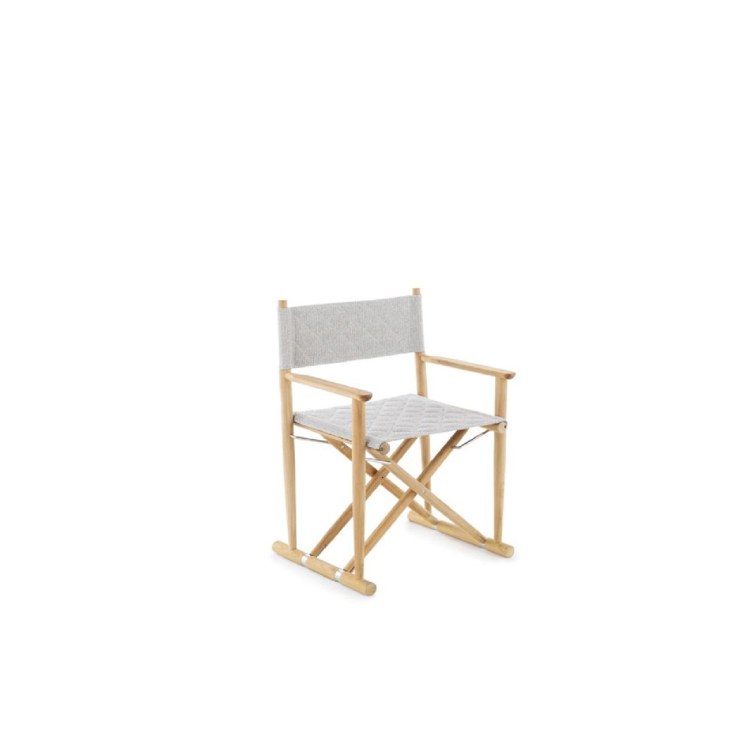 Pevero Folding Small Armchair, Regista Chair, With Stainless Steel