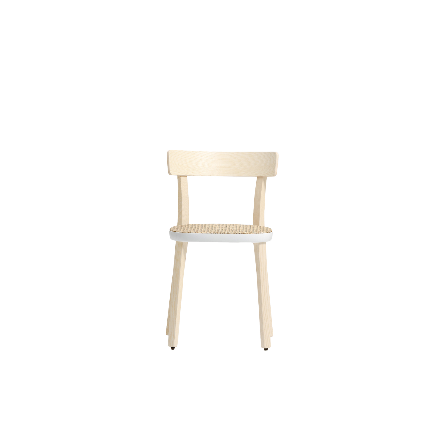 Set of 2 Folk Chair with Cane Seat
