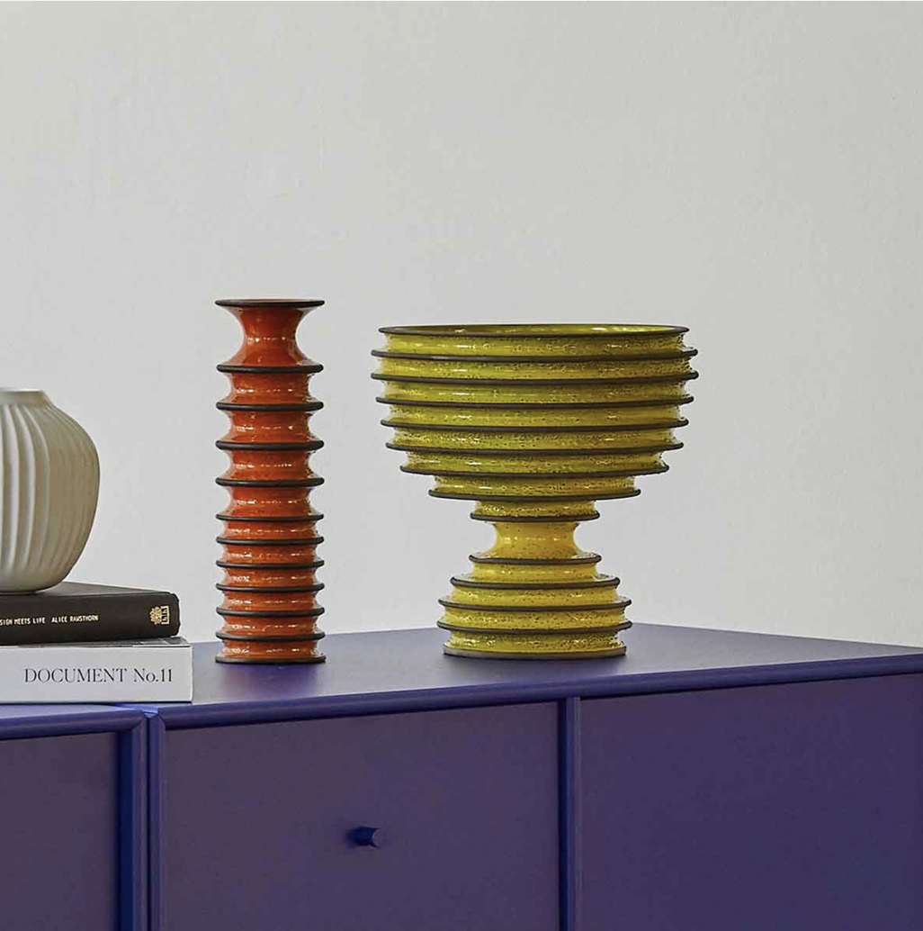 Yellow Footed Bowl