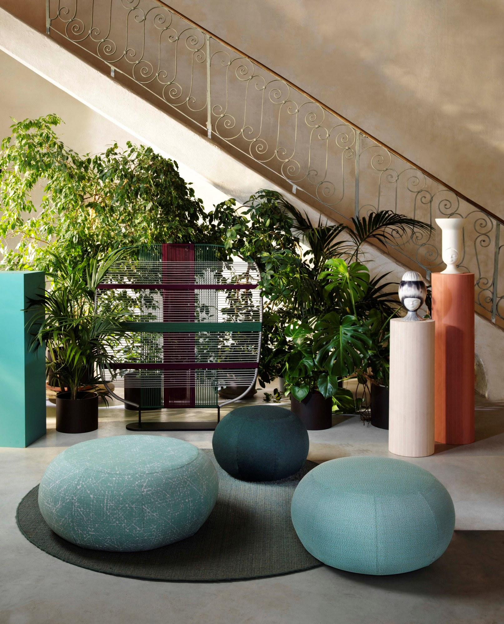 Geo Garden Pouf
