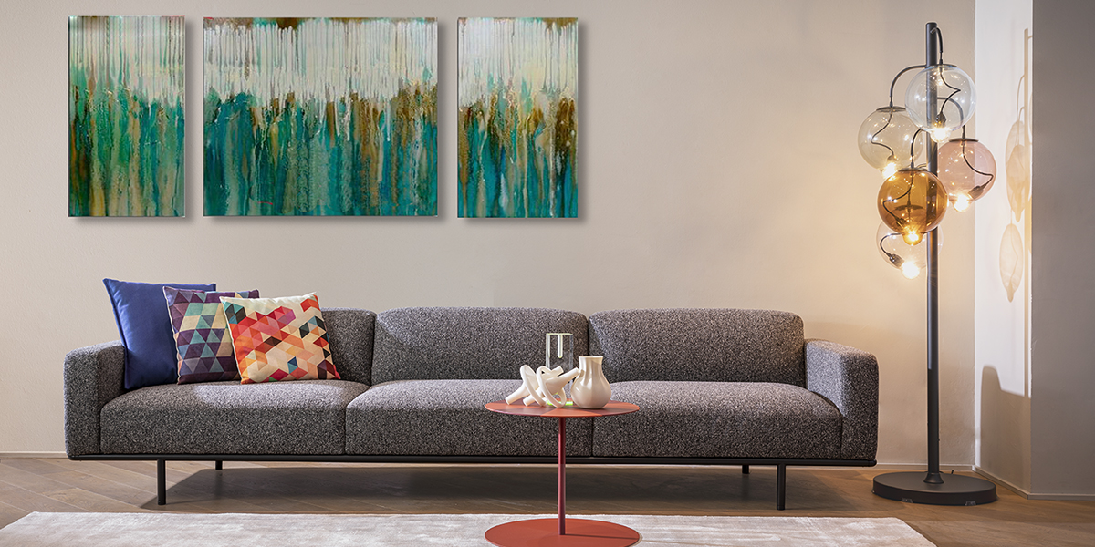 Cap Ferrat Large Three-Seater Sofa with Armrests