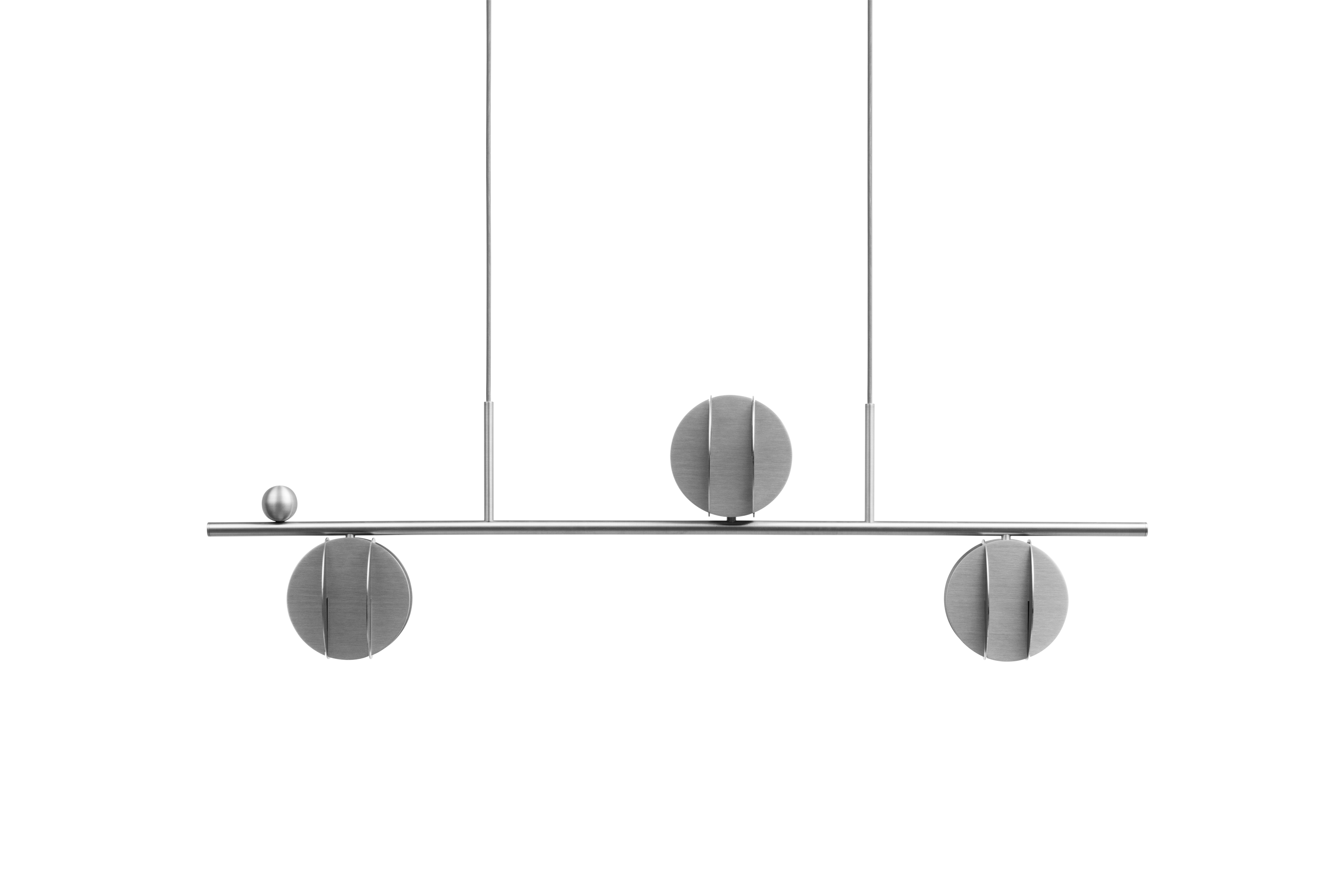EL Horizontal Lamp - EL collection of lighting is inspired by the geometric works of the great Suprematist artists El Lissitzky and Kazimir Malevich.

Suprematism is a modernist movement in the art of the early twentieth century, focused on the basic geometric forms, such as circles, squares, lines and rectangles. The geometric structure of the lamps will always look like a small art object in your house.

The El Lamp collection includes floor, vertical, horizontal lamp and single pendant. | Arteficius